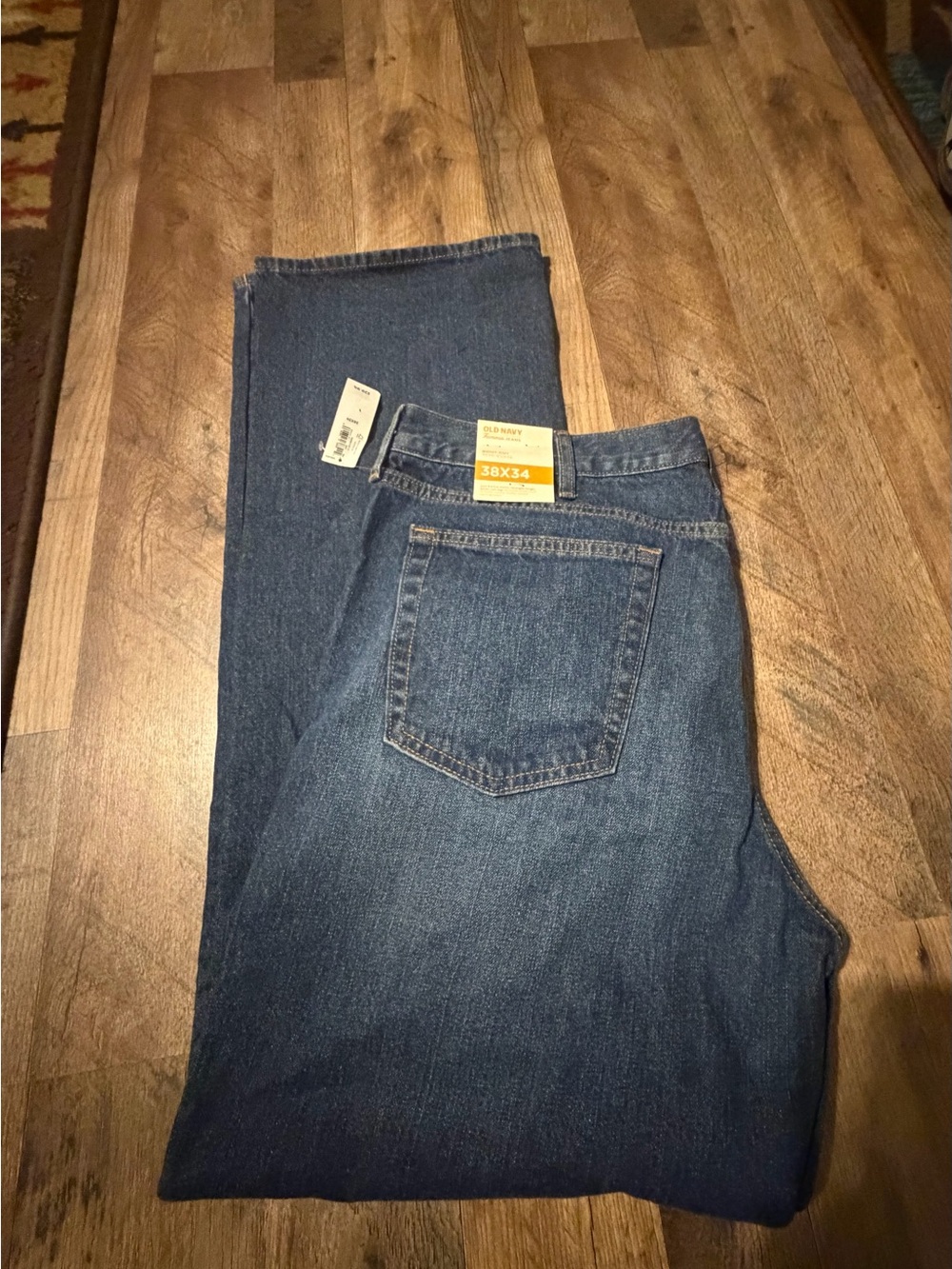 Old Navy Men's Relaxed Fit Blue Denim Jeans